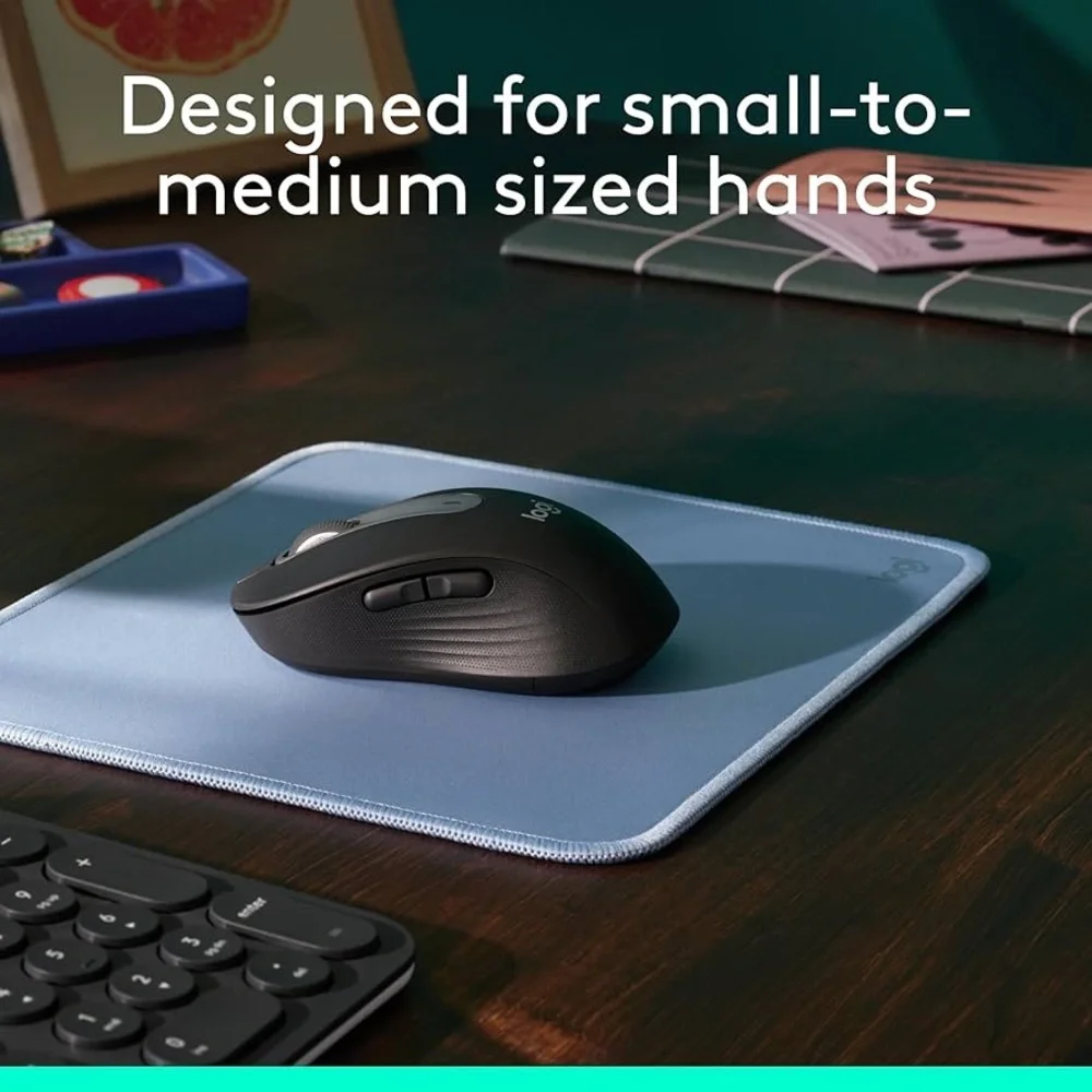Logitech SIgnature M650 L Wireless Mouse - Graphite - 910-006272